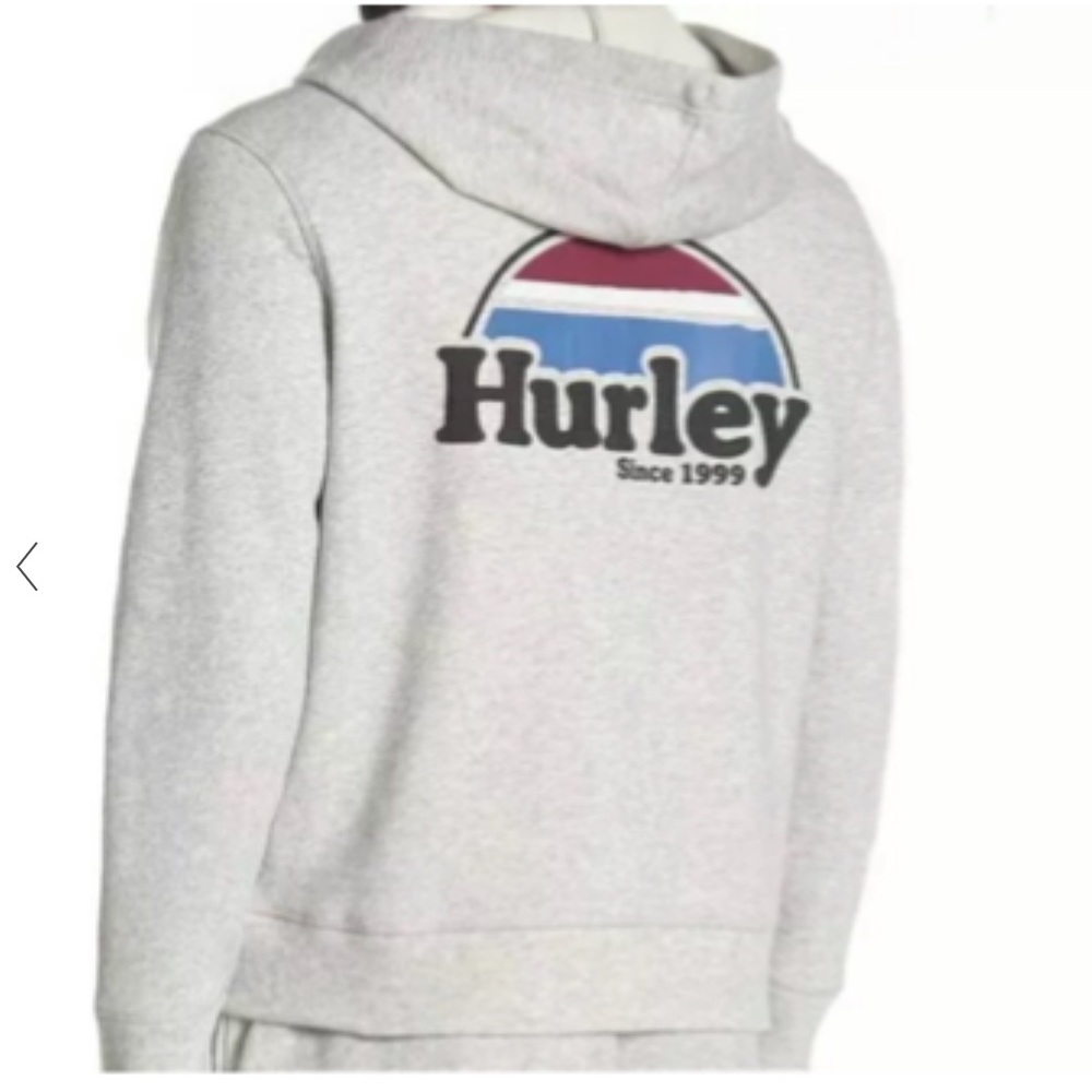 NWT Hurley Rise & Jam Fleece Zip Up Hoodie